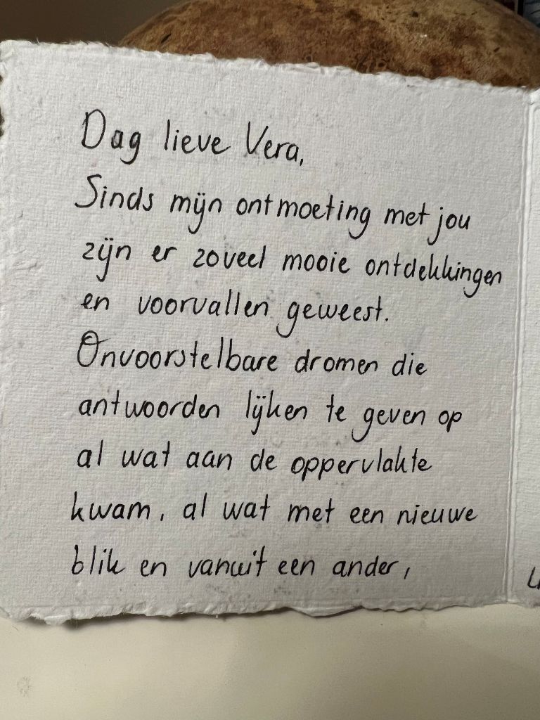 Dag lieve Vera van de Ven testimonial kaart (1)